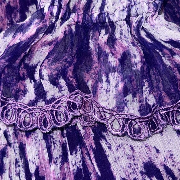 NWT Hemant & Nandita Anum Mini Dress Purple Large - Picture 15 of 16